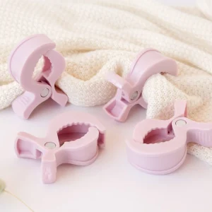 MOLAS PRENDE FRALDA ROSA X4