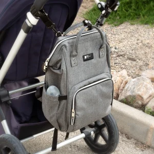 B. MOCHILA 27X23X43CMS CINZENTO