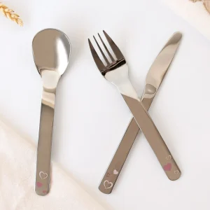 TALHERES AÇO INOXIDAVEL ROSA 3U