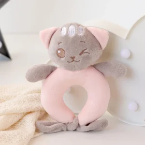 GATO 16CM GUIZO ROSA