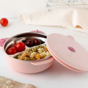 TAÇA TÉRMICA 450ML URSINHO AÇO INOXIDAVEL ROSA