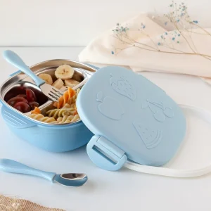 TAÇA TÉRMICA 450ML AÇO INOXIDAVEL AZUL