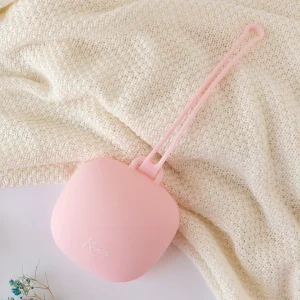 PORTA-CHUPETAS SILICONE ROSA