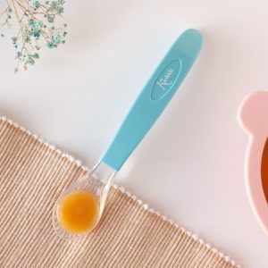 COLHER SILICONE AZUL