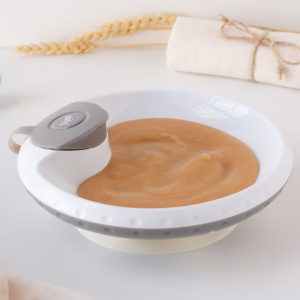 PRATO TÉRMICO COM DEPOSITO DE ÁGUA CINZA