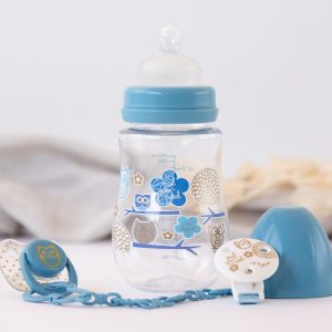 SET BIBERÃO, CHUPETA E PRENDE CHUCHA AZUL