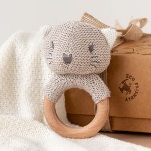 MORDEDOR GATO 13CM ALGODÃO GUIZO