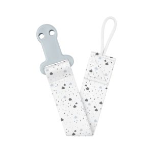 Prende chupeta com fita savanna azul